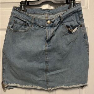 Denim Mini Skirt